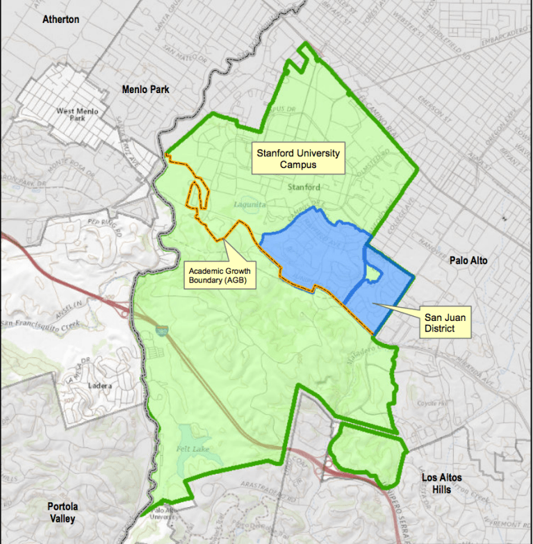 The San Juan Residential District, which currently houses over 860 faculty members and their families, is the subject of a historical survey led by Santa Clara County and the Stanford Homeowners to catalogue and preserve its unique architectural features. (PHOTO: SANTA CLARA COUNTY GOV)