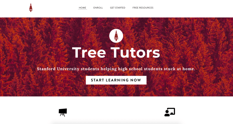 Tree Tutors seeks to offer high school students accessible and high-quality academic support as they transition to remote learning, according to its founders. (Photo courtesy of Tree Tutors)
