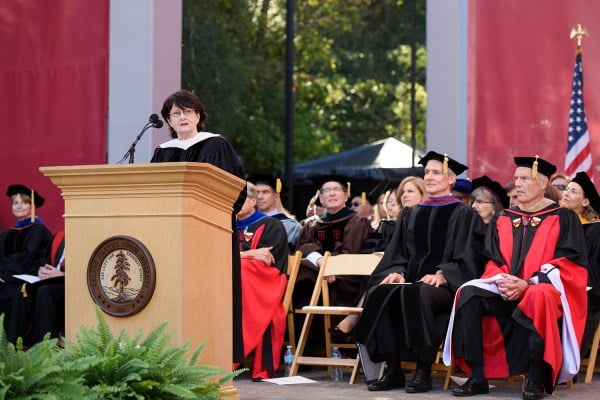 Eavan Boland reads an excerpt from "University Opening Day, 1891, words from Jane Stanford."
