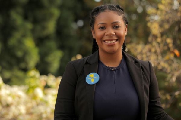 Symone Morales was announced as the new director for Stanford's FLI Office. Morales current works as senior coordinator for the First-Generation Campus Wide Initiates at UCLA. (Photo: Sebastian Hernandez/UCLA)