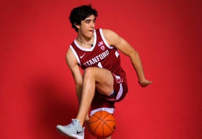 Sacramento native Isa Silva announced on Tuesday that he will join the Stanford men’s basketball’s 2021 recruiting class. The four-star guard is ranked #33 overall for his class. (Courtesy of Isa Silva)