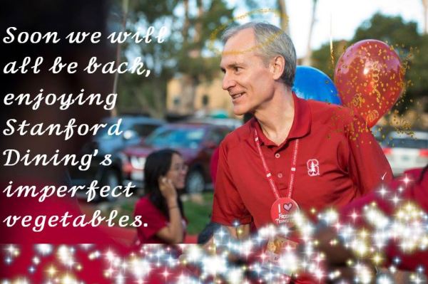 The image shows just one of the many inspirational quotes that The Occasionally will be having on its limited time offer only "Marc Tessier-Lavigne 2020 Calendar." (Photo edit: RICHARD COCA/The Stanford Daily)