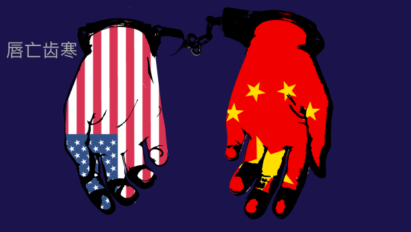 As the U.S. and China trade jabs, the world is in a bind. (Illustration: Amy Lo)