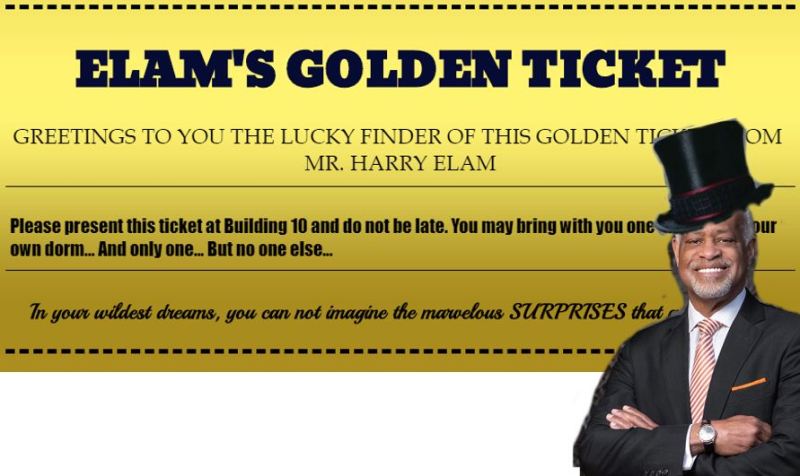 300 students, at some point this week, will bite into a chocolate bar to find a golden ticket inside for a chance at Elam's job. (Photo edit: RICHARD COCA/The Stanford Daily)
