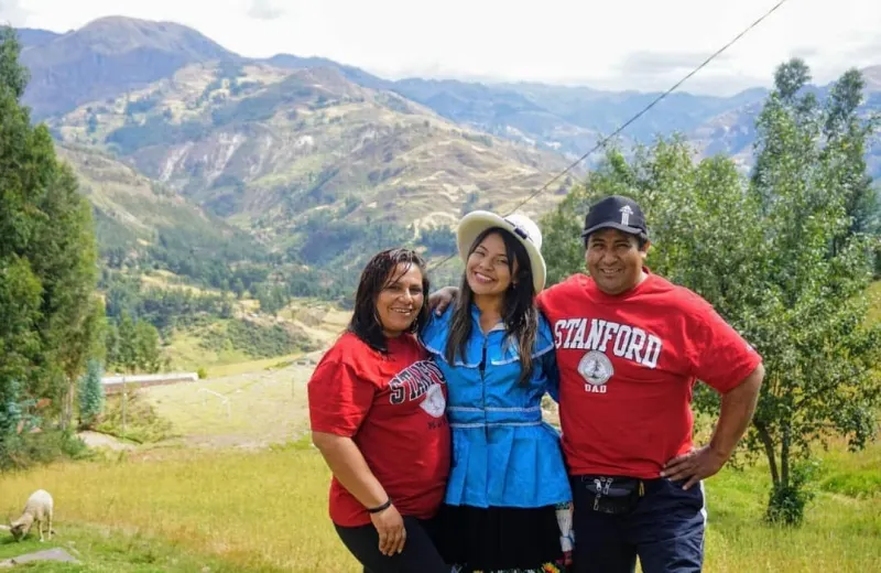 “When COVID first started, I received an email from the FLI community asking if we had any special requests regarding food, supplies, housing [and] storage — I was very impressed by that,” said Leslie Anasu Espinoza Campomanes '23. “Why not replicate something like this with Peruvians back home? We have Peruvians that are financially stable and eager to support other Peruvians, so I wanted to be a connection [between them].” (Photo courtesy of Leslie Anasu Espinoza Campomanes)