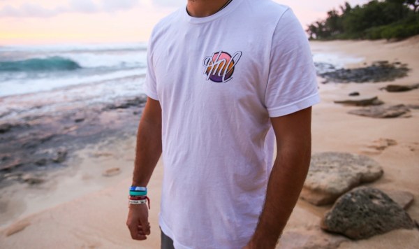 The HNL T-shirt is one of multiple products for sale on HNL Collective, a brand co-founded by two Stanford seniors. 100% of proceeds go to the foster-care system in Hawaii, which has been hit especially hard by COVID-19. (Photo: HNLCollective.com)