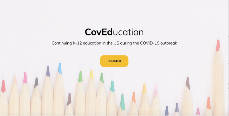 (Website page for CovEducation)