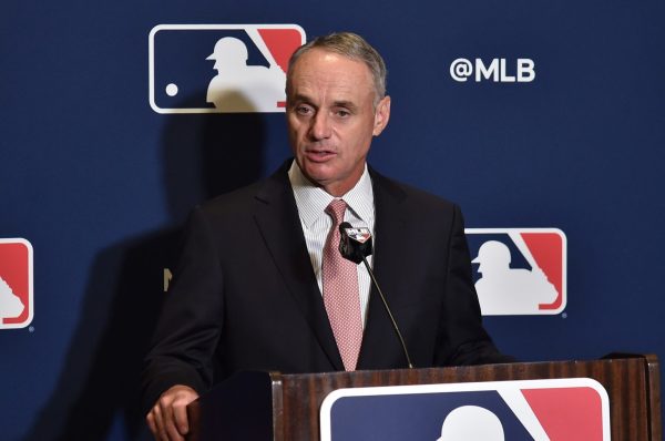 MLB Commissioner Rob Manfred imposed a 60-game 2020 season last week following months of negotiation between owners and players. (PHOTO: STEVE MITCHELL/USA TODAY Sports)