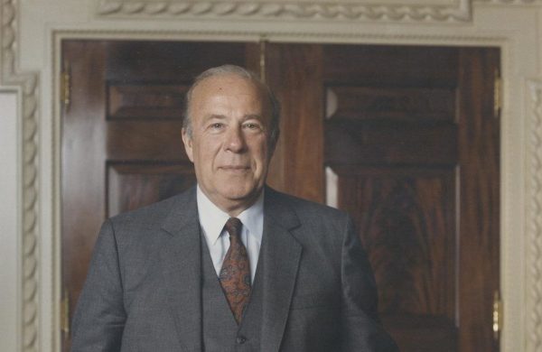 George P. Shultz served as President Nixon’s Secretary of Labor from 1969 to 1970, then as Secretary of the Treasury from 1972 to 1974. Under Reagan, he played a major role in shaping US economic and foreign policy as Secretary of State from 1982 to 1989. (Photo: Wikimedia Commons)