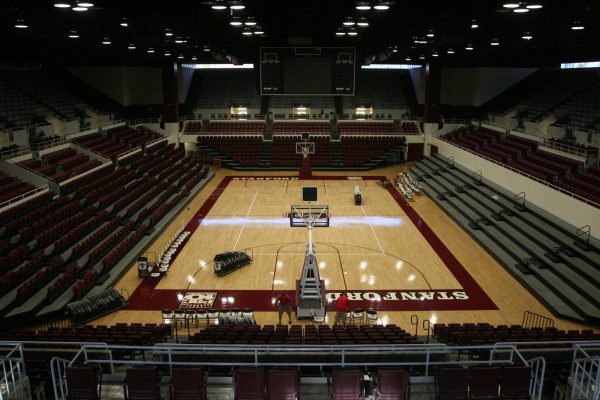 Maples Pavilion, which hasn't hosted an athletic competition since March, will remain unused until at least January due to Pac-12 postponements. It is unclear if the venue will be open to spectators next year.(Photo: DAVID GONZALES/isiphotos.com)