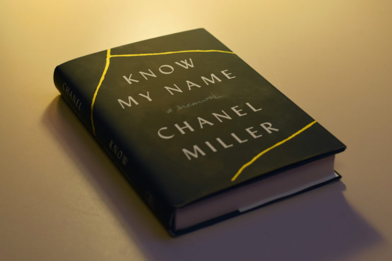 Chanel Miller's "Know My Name" on a table
