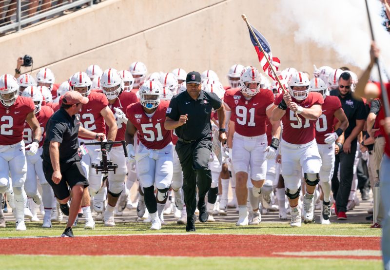 Stanford football head coach David Shaw and the rest of the Cardinal are set to return Nov. 6 for a seven-game, Conference-only season. The Pac-12 is the last of the Power 5 conferences to decide to have a fall season. (Photo: JOHN TODD/isiphotos.com)