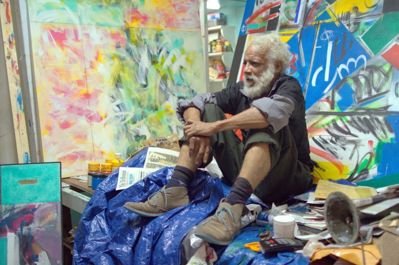 Kendal Hanna in his studio. (Photo courtesy of Laura Gamse)
