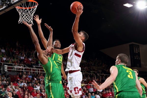 The Daily's Teddy Solomon predicts both Oregon and Stanford will finish in the top half of the Pac-12. Senior forward Oscar da Silva will be integral for the Cardinal this season. (Photo: BOB DREBIN/isiphotos.com