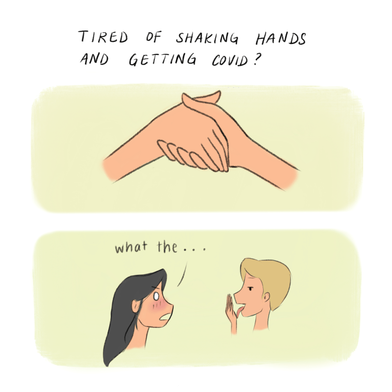 Covid Handshake