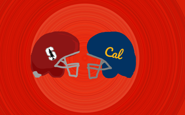 Stanford versus Cal helmet