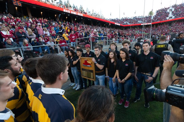 In last year's Big Game, UC Berkeley defeated Stanford 24-20 at Stanford Stadium.(Photo: JOHN P. LOZANO/isiphotos.com)