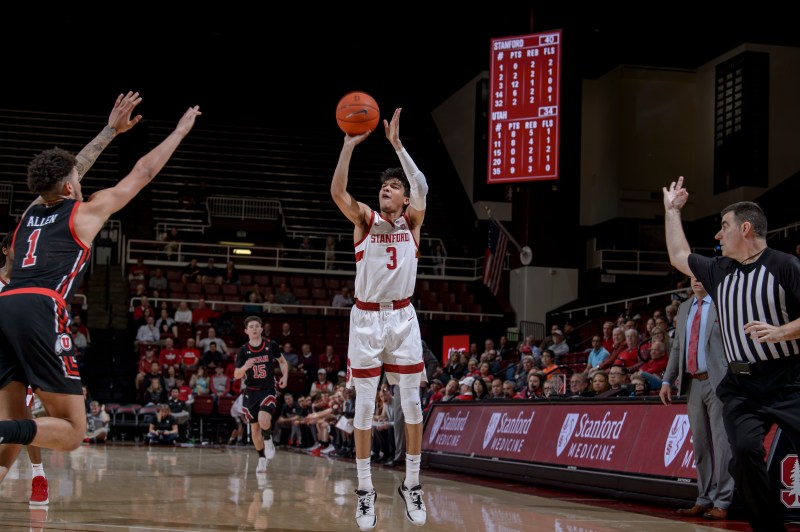 A little after 8:00 p.m. PT, Stanford guard Tyrell Terry became Stanford basketball's first-ever one-and-done. (Photo: KAREN AMBROSE HICKEY/isiphotos.com)