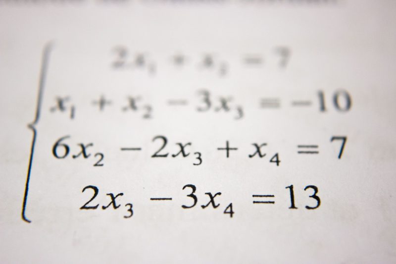 I'm pretty sure this is algebra, but I wouldn't know (Photo: Unsplash)