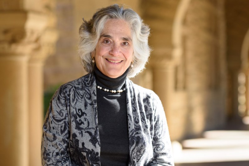 Provost Persis Drell, who isn't worried about "SOME PUNY LITTLE SISSY VIRUS." (Photo: L.A. CICERO/Stanford News Service)