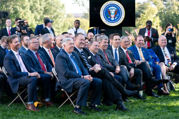 Hawley, front row, fifth from left. (Photo: Official White House Photo by Shealah Craighead)