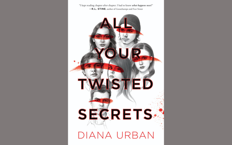 cover of All Your Twisted Secrets showing the faces of six high school students