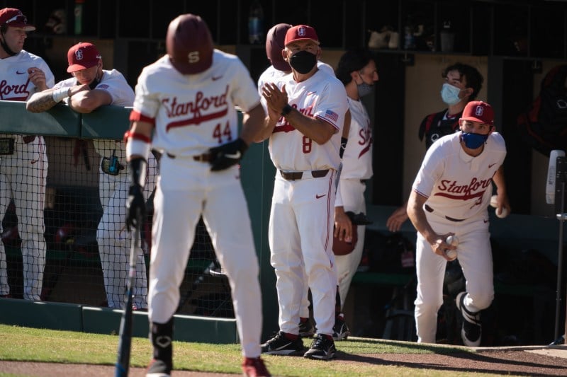 Offensive struggles kept Stanford baseball from sweeping its opening series against Santa Clara. The Cardinal moved to 3-1 on the season after ending the weekend with a 13-0 loss. (Photo: DON FERIA/isiphotos.com)