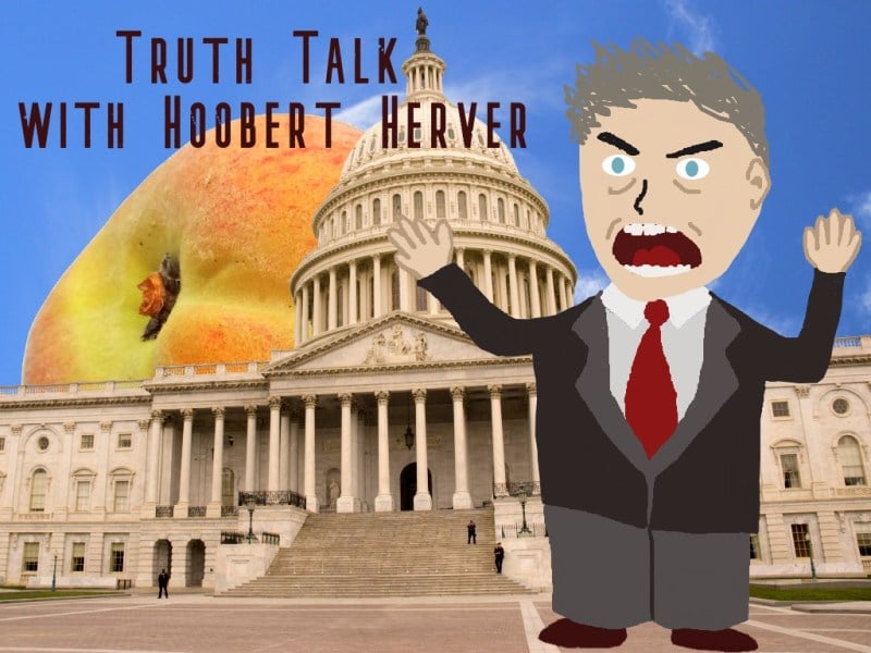 American's only political columnist who you can rely on for truthful, unadulterated, unbiased, un-opinionated opinions. Hoobert tells it like it is...sort of. (Photo: DAVID MAIOLO/Wikimedia Commons, BLACKRIV/Pixabay, Edit: SARAH LEWIS/The Stanford Daily)