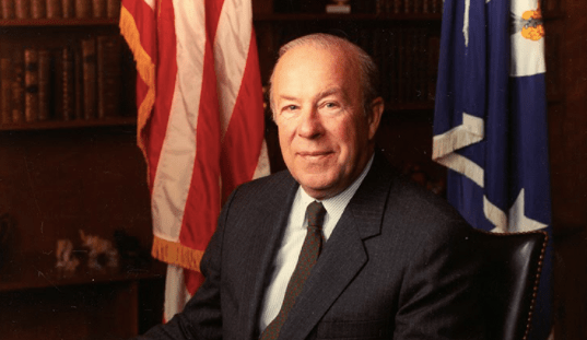 George Shultz. (Photo courtesy of the Hoover Institution)