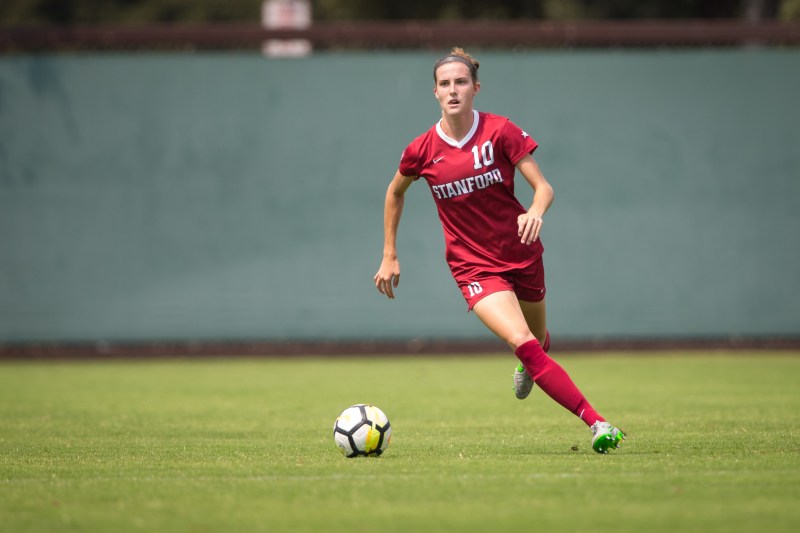 Defender Tierna Davidson ’20 was selected onto the 23-player roster for the SheBelieves Cup along with six other former Cardinal. Davidson also participated in, and won, the second installment of “Battle of the Brains” during USWNT’s January camp. (Photo: AL CHANG/isiphotos.com)