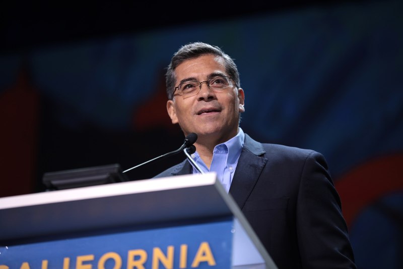 Xavier Becerra speaks at the 2019 California Democratic Party State Convention. (Photo courtesy of Wikimedia Commons)