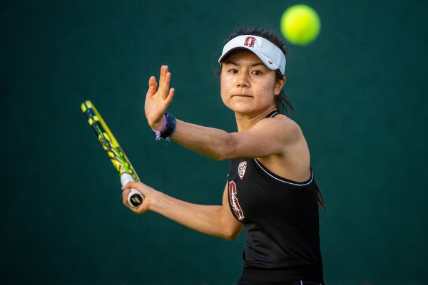 Stanford women's tennis continued its dominant win streak with a 6-1 victory over Saint Mary's on Thursday. It was the first match of the season that did not result in a shutout win by Stanford. (Photo: LYNDSAY RADNEDGE/isiphotos.com)