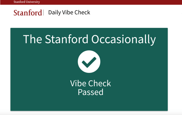 We passed the vibe check. (Graphic: RICHARD COCA/The Stanford Daily)