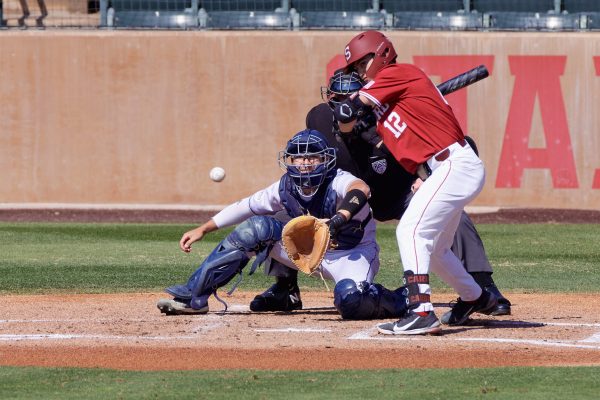 Freshman Tommy Troy was instrumental in Stanford baseball's series against Utah, but an early hit from Troy in the second game was not enough of an edge to keep Stanford on top. The Cardinal fell 8-4 on Saturday. (Photo: BOB DREBIN/isiphotos.com)