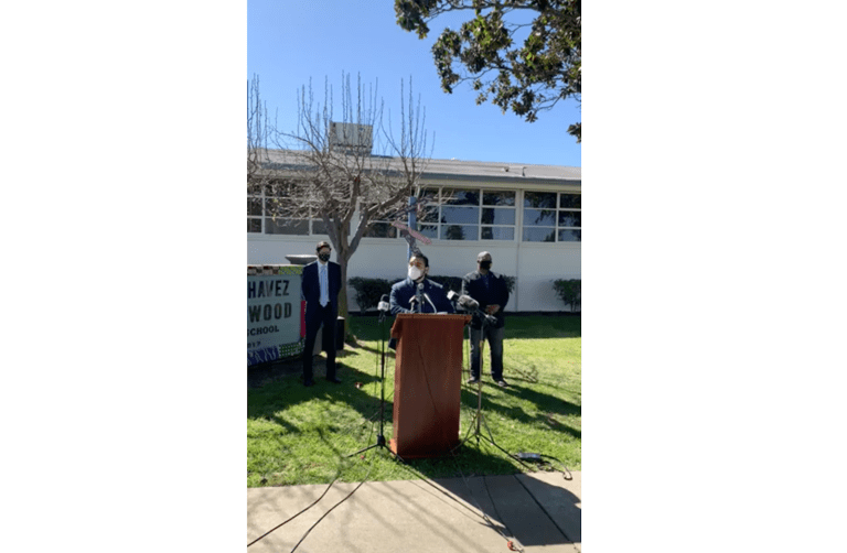 (Screenshot of San Mateo County press conference)