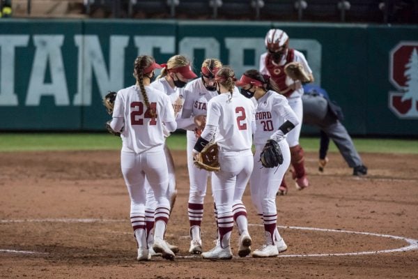 Stanford softball struggled to play with No. 9 Arizona in the first of a four-game series. The team's next opportunity comes Friday at 3:30 p.m. PT. (Photo: KAREN HICKEY/isiphotos.com)