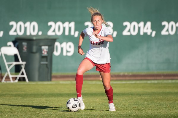 Freshman midfield Astrid Wheeler (above) was one of three scorers in 
Stanford women's soccer's 3-1 defeat of Oregon State last week. Similar offensive dominance will be needed on Friday if the Cardinal wishes to take down Arizona. (Photo: JIM SHORIN/isiphotos.com)