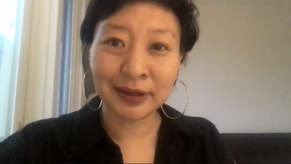 Cathy Park Hong reading on Zoom