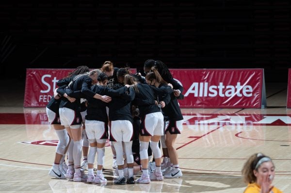 Stanford women's basketball has dominated throughout the regular season and multiple rounds of the NCAA tournament. Can the Cardinal bring home the title trophy? (Photo: DON FERIA/isiphotos.com)
