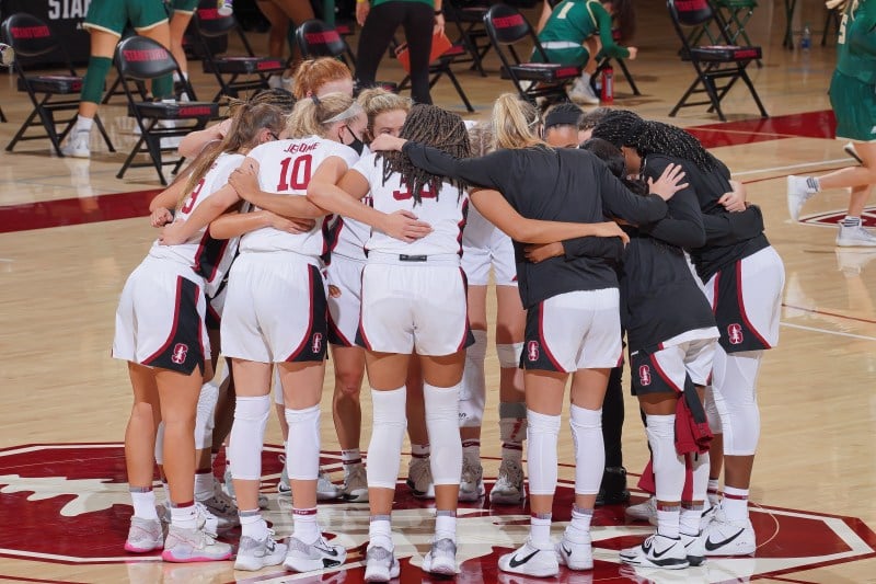 On Nov. 25, women's basketball opened its season with a 108-40 win over Cal Poly. Now, more than four months and 29 more victories later, the Cardinal readies for the NCAA championship. (Photo: JOHN TODD/isiphotos.com)