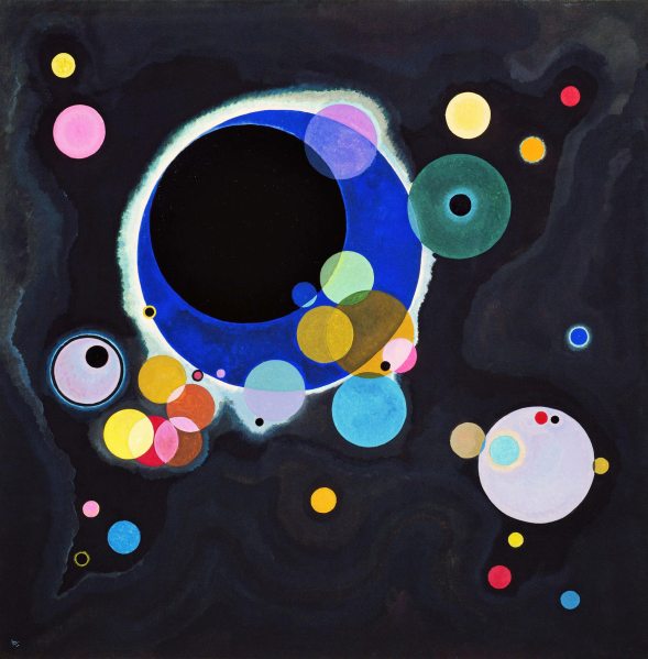 Wassily Kandinsky (1926) "Several Circles"