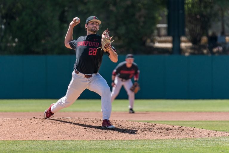 Junior Alex Williams's six scoreless frames helped get the Cardinal back on track after a 20-2 thrashing on Saturday. (Photo: GLEN MITCHELL/isiphotos.com)