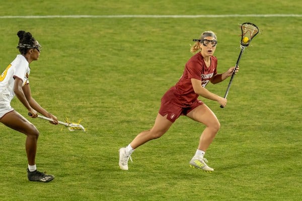 Senior attack Ali Baiocco (above) has been on a roll for the Cardinal this season, scoring 39 goals in nine games. (Photo: GLEN MITCHELL/isiphotos.com)