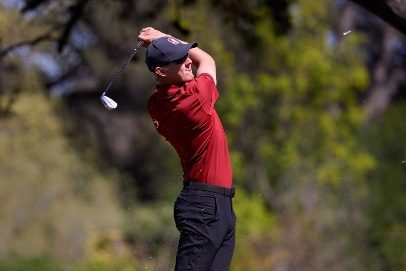 Fifth year David Snyder (above) led the way for Stanford men's golf in the first round of the NCAA Regional tournament in Albuquerque. Unfortunately, without two of its regulars — sophomore Barclay Brown and fifth year Henry Shimp — the Cardinal were unable to crack the top five to move on to the NCAA Championships. (Photo: BOB DREBIN/isiphotos.com)