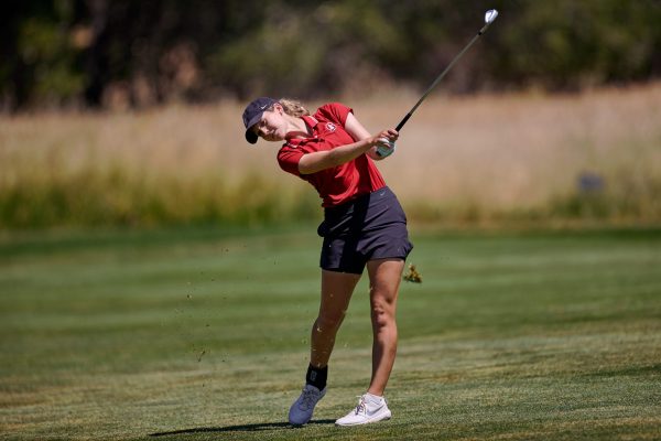 Freshman Rachel Heck (above) took home the individual national title, as women's golf fell in the quarterfinals to Arizona in team play. (Photo: BOB DREBIN/isiphotos.com)