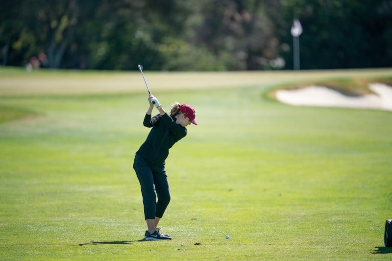 Freshman Rachel Heck (above) became just the second Stanford golfer to win the NCAA Regional individual title and now has the fourth-most wins in school history. (Photo: JOHN TODD/isiphotos.com)