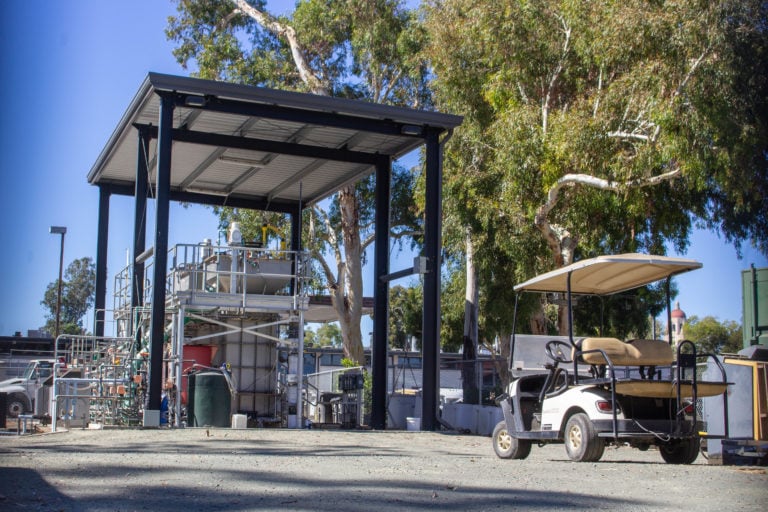 An image of the Codiga Resource Recovery Center on Stanford's campus
