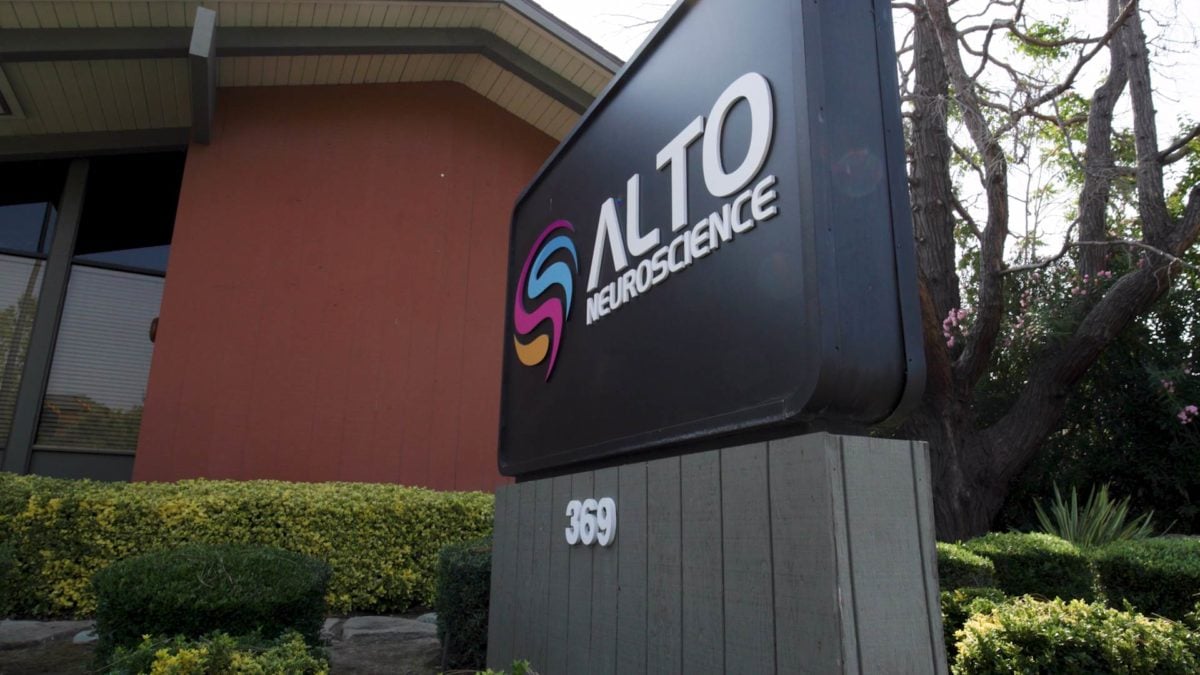 Photo of the headquarters of Alto Neuroscience in Los Altos, Calif.