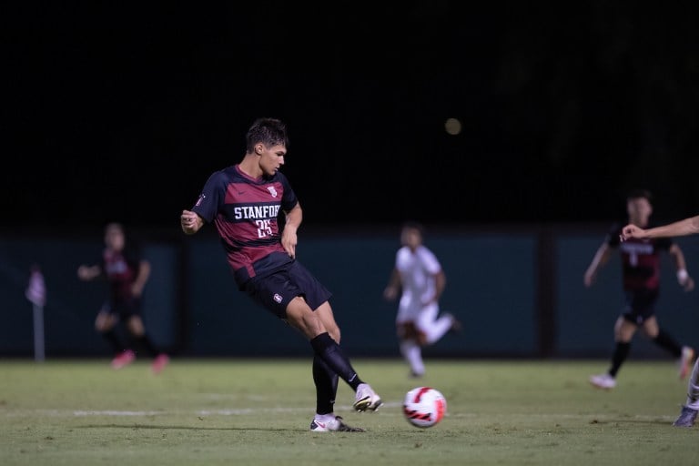 Noah Adnan passes the ball.