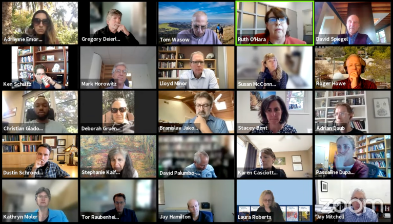 Faculty senators meet on Zoom